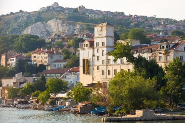 The town of Balchik on the Black sea coast, Bulgaria. clipart