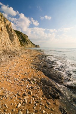 doğal rezerv Bulgaristan beyaz kayalar.