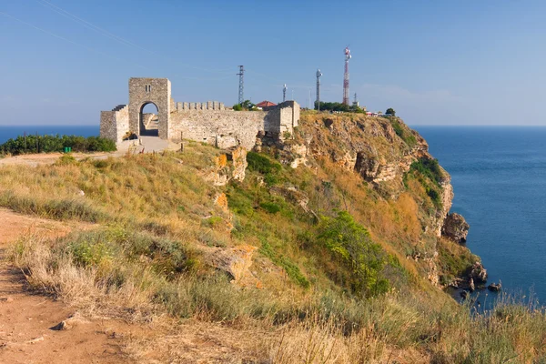Medieval fortress on Cape Kaliakra, Black Sea, Bulgaria — Stock Photo, Image
