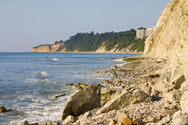 Naturligt reserv vita stenar i Bulgarien. — Stockfoto