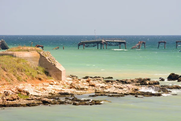 Rotsachtige kust van de Zwarte Zee in Bulgarije — Stockfoto