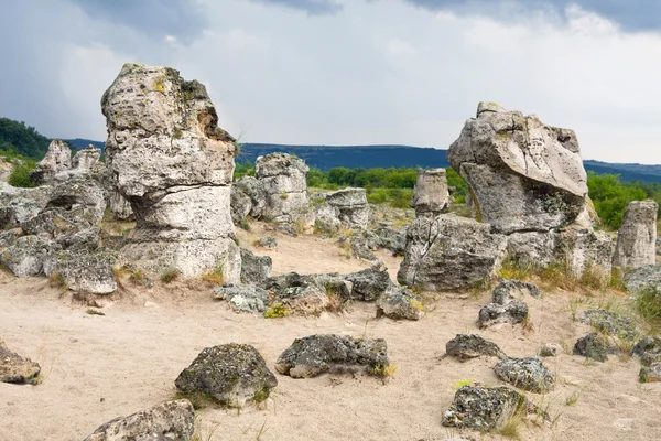 Phenomenon rock formations in Bulgaria around Beloslav - Pobiti kaman — Stock Photo, Image