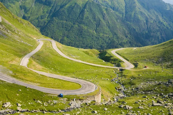 Transfagarasan górska droga, Karpaty rumuńskie — Zdjęcie stockowe