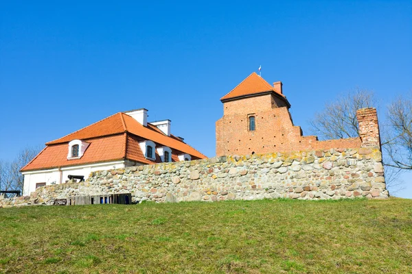 Середньовічний замок у Liw, Польща — стокове фото