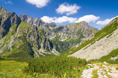 bielovodska Vadisi'nde yüksek tatras, Slovakya