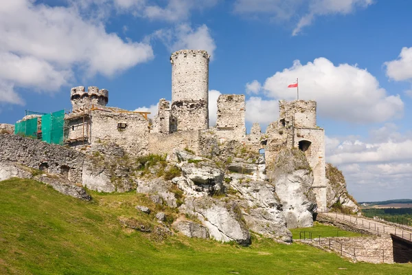 Ogrodzieniec castle, Polsko. — Stock fotografie