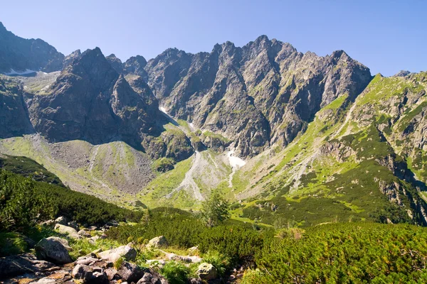 Bielovodska Tal in der Hohen Tatra, Slowakei — Stockfoto