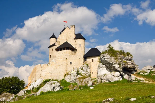 中世の城 bobolice、ポーランド — ストック写真