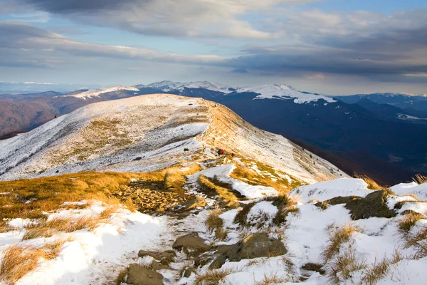 Bieszczady 山，波兰的秋天 — 图库照片