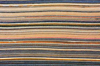 Makro closeup stack dergisi, karton veya karton sayfalar.