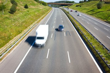 Otoyolda trafik