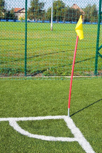 Soccer field — Stock Photo, Image