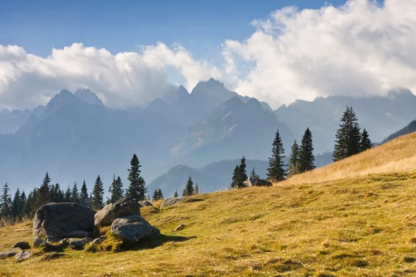 Bergslandskap, tatry, Polen — Stockfoto