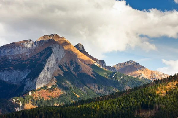 Tajemnost horské krajiny, tatry, Polsko — Stock fotografie