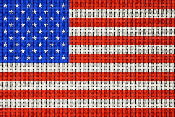Ročník americká vlajka — Stock fotografie