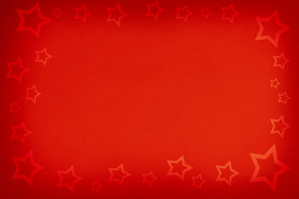Roter Hintergrund mit Sternen — Stockfoto