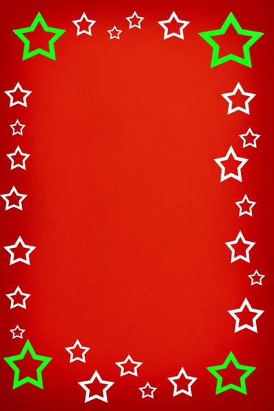 Fundo vermelho com estrelas — Fotografia de Stock