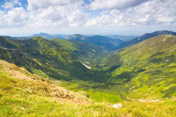 Montañas Tatra - Valle de Chocholowska — Foto de Stock