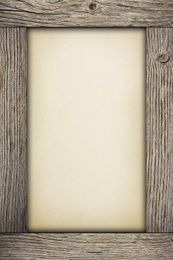 Kağıt ahşap çerçeve