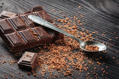 closeup Bitter çikolata