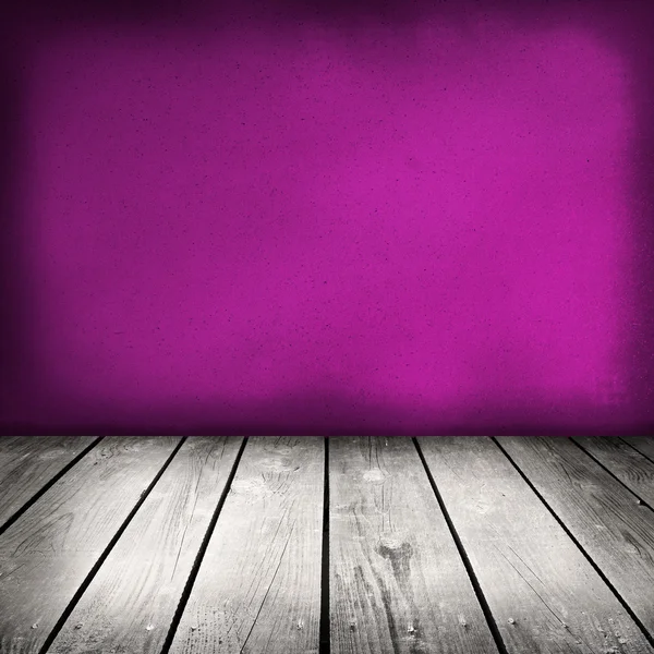 紫罗兰色绘旧木板墙 — 图库照片