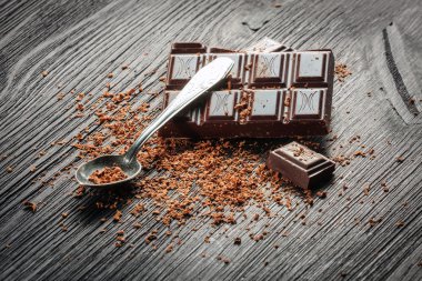 closeup Bitter çikolata