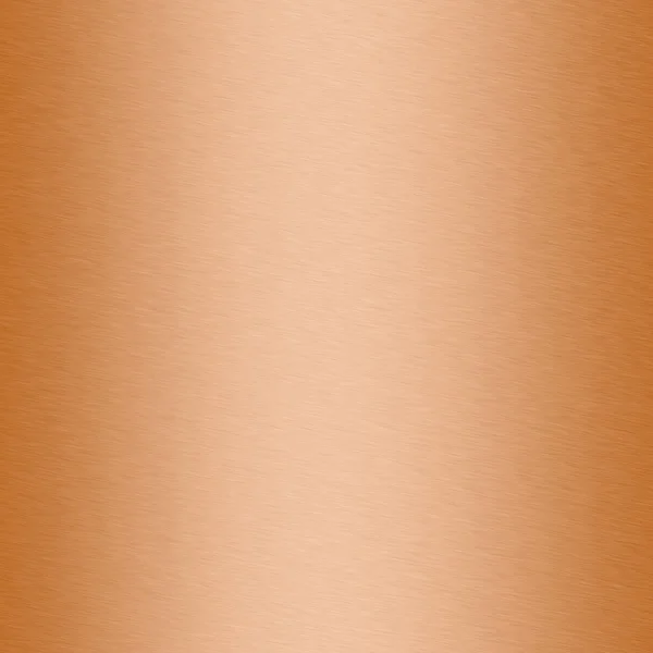 Metal background or texture of brushed copper plate — Stock Photo, Image