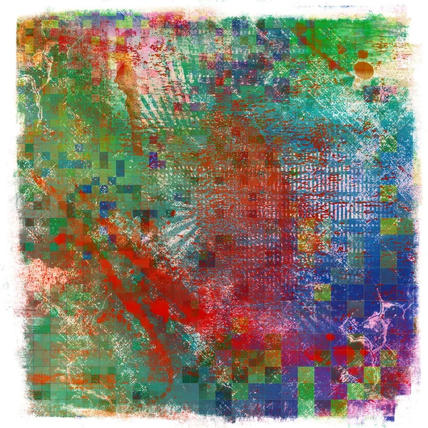 抽象的なグランジの図は、背景色を設定 — ストック写真