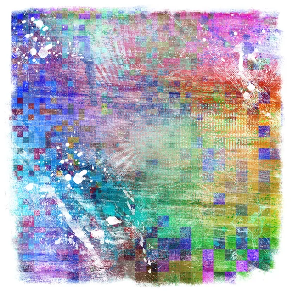 Ilustración grunge abstracta, fondo de color —  Fotos de Stock