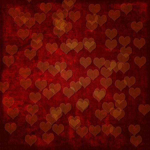 Alla hjärtans dag bakgrund med hjärtan — Stockfoto