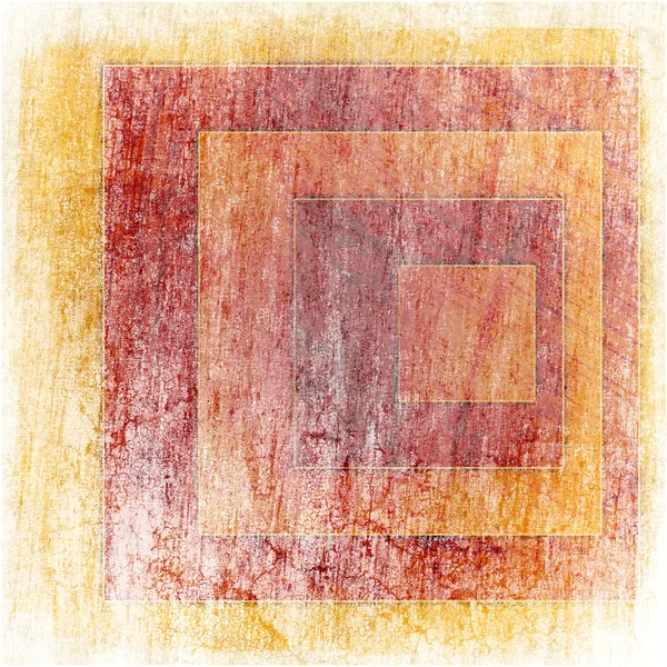 Геометрический гранж красочный фон с квадратами — стоковое фото