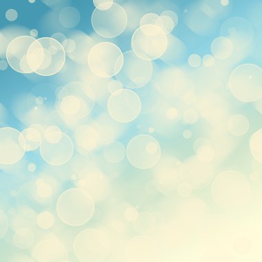 bokeh arka plan ile parlak renkli daireler