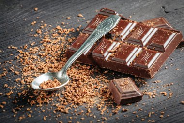 closeup Bitter çikolata