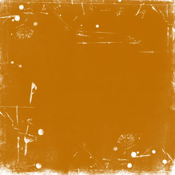 Orange scratched vintage background — Stock Photo, Image