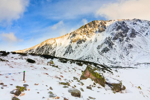 Hala gasienicowa, Zimní krajina, Vysoké Tatry — Stock fotografie