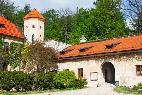 Schloss Pieskowa skala im Nationalpark Ojcow, Polen — Stockfoto