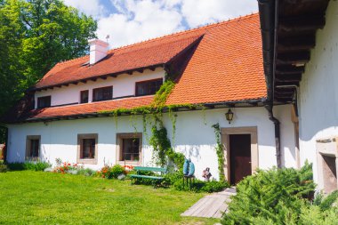 Görünüm nowy wisnicz Kalesi, Polonya 