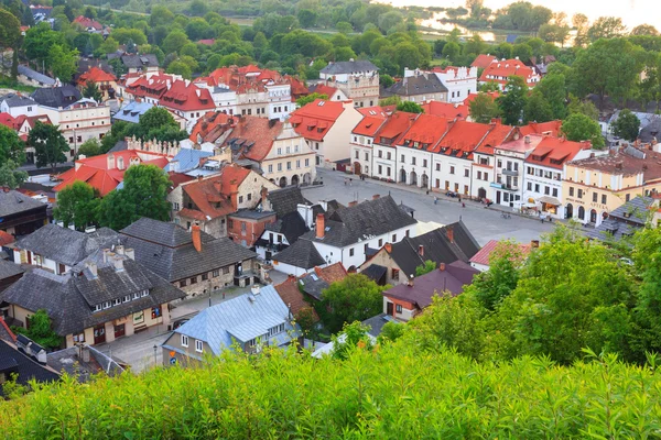 Légifelvételek, kazimierz dolny, Lengyelország — Stock Fotó