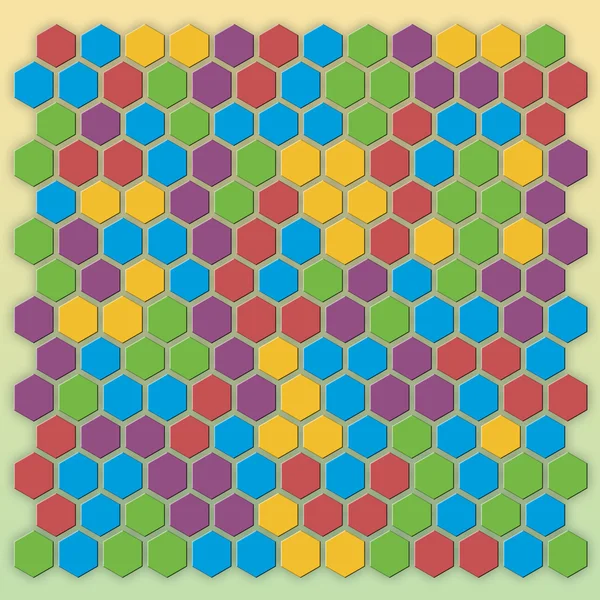 Hexagon patroon — Stockfoto