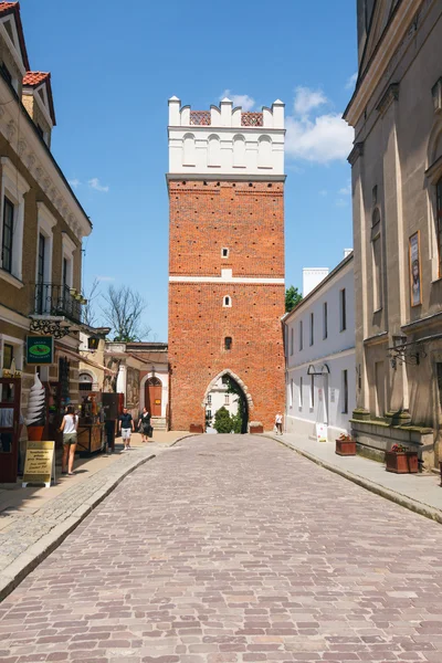 Sandomierz, Polen - 23 mei: sandomierz staat bekend om haar oude stad, die een belangrijke toeristische attractie is. 23 mei 2014. Sandomierz, Polen. — Stockfoto