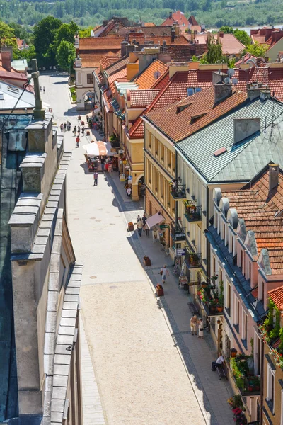 Sandomierz, Polonia - 23 DE MAYO: Panorama del casco antiguo histórico, que es una importante atracción turística. 23 de mayo de 2014. Sandomierz, Polonia . — Foto de Stock