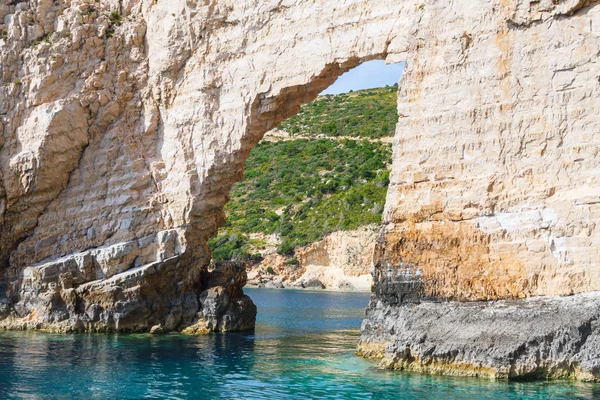 Grotte di Keri sull'isola di Zante, Grecia — Foto Stock