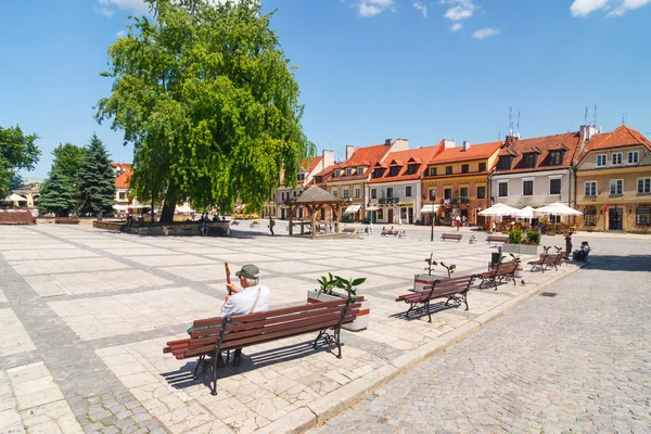 Sandomierz, Pologne - 23 MAI : Sandomierz est connue pour sa vieille ville, qui est une attraction touristique majeure. 23 mai 2014. Sandomierz, Pologne . — Photo