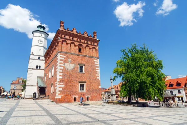 Sandomierz, Polonya - 23 Mayıs: sandomierz önemli bir turistik 's onun eski şehir için bilinir. 23 Nisan 2014. Sandomierz, Polonya. — Stok fotoğraf