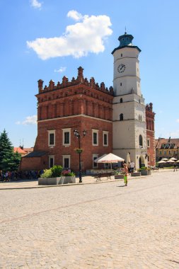 Sandomierz, Polonya - 23 Mayıs: sandomierz önemli bir turistik 's onun eski şehir için bilinir. 23 Nisan 2014. Sandomierz, Polonya. 