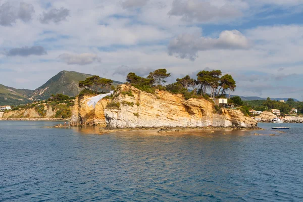 Agios Sostis, pulau kecil di Yunani, Zakynthos — Stok Foto