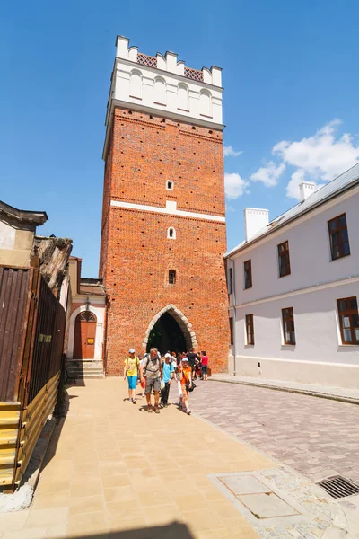 Sandomierz, Poland - MAY 23: Sandomierz is known for its Old Town, which is a major tourist attraction. MAY 23, 2014. Sandomierz, Poland. — Stock Photo, Image