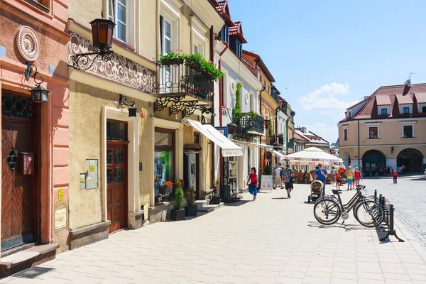 Sandomierz, Polonia - 23 DE MAYO: Sandomierz es conocida por su casco antiguo, que es una de las principales atracciones turísticas. 23 de mayo de 2014. Sandomierz, Polonia . —  Fotos de Stock