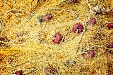 Balıkçılık net, vintage bir görünüm