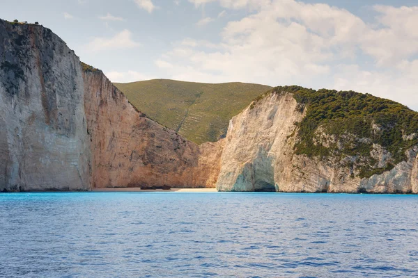 Naufragio Bay, Navagio Beach, Zakynthos, Grecia — Foto de Stock